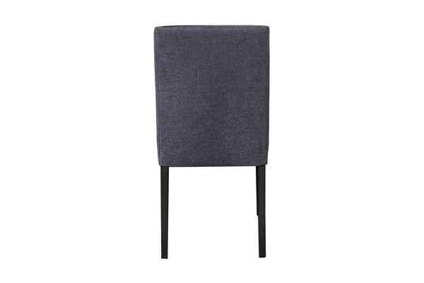 Porter Designs Enna Solid Wood Contemporary Dining Chair Gray 07-204C-02-D231-1