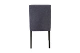 Porter Designs Enna Solid Wood Contemporary Dining Chair Gray 07-204C-02-D231-1