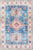 Iris IRS-2306 Traditional Polyester Rug IRS2306-912 Navy, Ice Blue, Ivory, Wheat, Grass Green, Bright Yellow, Burnt Orange, Bright Red, Dark Red, Mauve 100% Polyester 9' x 12'