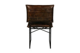 Porter Designs Malin Top Quality Leather Contemporary Dining Chair Dark Brown 07-218-02-3406