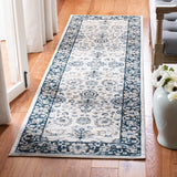 Isabella 940 Transitional Power Loomed Polypropylene Pile Rug Cream / Navy