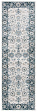 Isabella 940 Transitional Power Loomed Polypropylene Pile Rug Cream / Navy