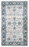 Isabella 940 Transitional Power Loomed Polypropylene Pile Rug Cream / Navy