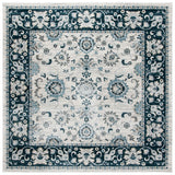 Isabella 940 Transitional Power Loomed Polypropylene Pile Rug Cream / Navy