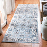 Isabella 940 Transitional Power Loomed Polypropylene Pile Rug Light Blue / Cream