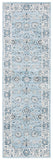 Isabella 940 Transitional Power Loomed Polypropylene Pile Rug Light Blue / Cream