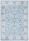 Isabella 940 Transitional Power Loomed Polypropylene Pile Rug Light Blue / Cream