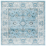 Isabella 940 Transitional Power Loomed Polypropylene Pile Rug Light Blue / Cream