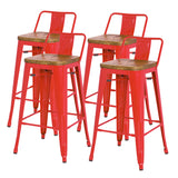 Metropolis Low Back Counter Stool - Set of 4