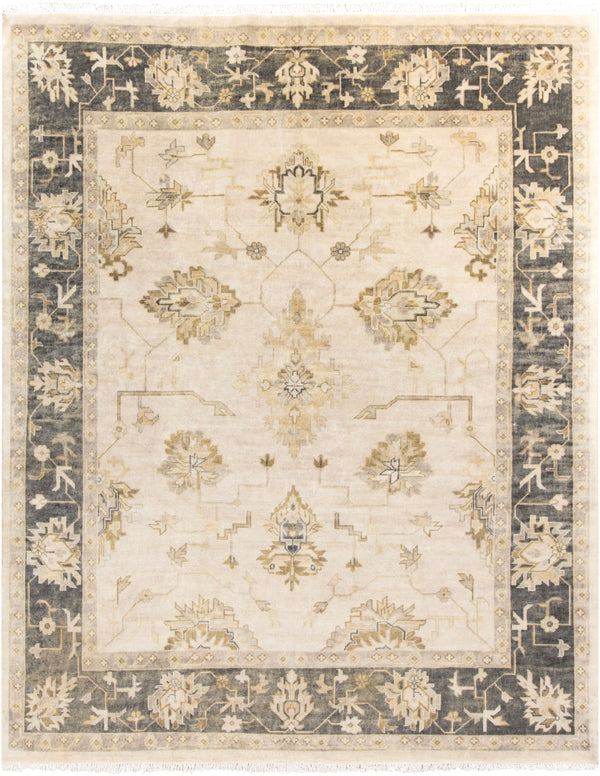 Istanbul IST-1003 Traditional NZ Wool Rug IST1003-810 Khaki, Dark Green, Olive, Dark Brown 100% NZ Wool 8' x 10'