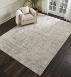 Nourison Ellora ELL02 Tribal Handmade Knotted Indoor only Area Rug Stone 9'9" x 13'9" 99446385130