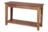 Porter Designs Taos Solid Sheesham Wood Natural Console Table Brown 05-196-10-9012H