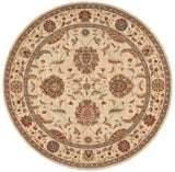 Nourison Living Treasures LI04 Persian Machine Made Loomed Indoor only Area Rug Ivory 7'10" x ROUND 99446186898