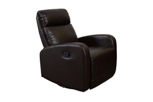 Porter Designs Marshall Swivel Transitional Recliner Brown 03-201C-13-2281