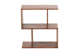 Porter Designs Portola Solid Acacia Wood Transitional Bookcase Brown 10-108-01-1212