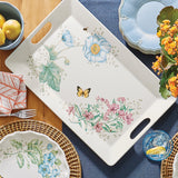 Butterfly Meadow Melamine® Handled Serving Tray - Set of 4