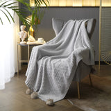 Dorsey Grey Throw Blanket