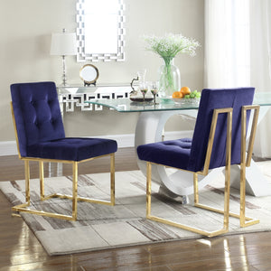 Liam Navy Dining Chair (Set of 2)