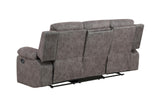 Porter Designs Embry Modern Reclining Sofa Brown 03-201C-01-8081