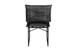 Porter Designs Malin Top Quality Leather Contemporary Dining Chair Gray 07-218-02-3407