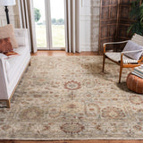 Izmir 109 Traditional Hand Knotted 100% Wool Rug Ivory / Ivory