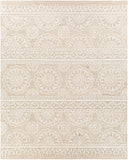 Izmir IZM-2304 Traditional Wool Rug IZM2304-810 Khaki, Ivory 100% Wool 8' x 10'