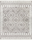 Izmir IZM-2309 Global Wool Rug IZM2309-810 Charcoal, Light Gray, Ivory 100% Wool 8' x 10'