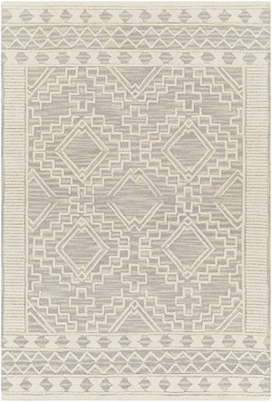 Izmir IZM-2310 Global Wool Rug IZM2310-81012 Light Gray, Khaki, Ivory 100% Wool 8'10" x 12'