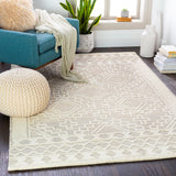 Izmir IZM-2310 Global Wool Rug IZM2310-81012 Light Gray, Khaki, Ivory 100% Wool 8'10" x 12'