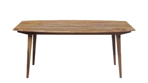 Porter Designs Fusion Solid Sheesham Wood Modern Dining Table Natural 07-117-01-6730