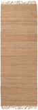 Jute JUTE NATURAL Cottage Jute Rug J-312 Wheat 100% Jute 3' x 12'