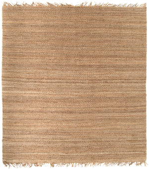Jute JUTE NATURAL Cottage Jute Rug J-8SQ Wheat 100% Jute 8' Square