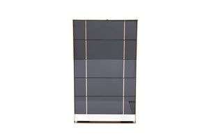 VIG Furniture Nova Domus Cartier Modern Black & Rosegold Chest VGVCJ-A002-5H