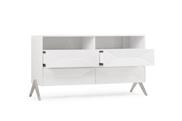 VIG Furniture Modrest Candid Modern White Dresser VGVCJ1109-D