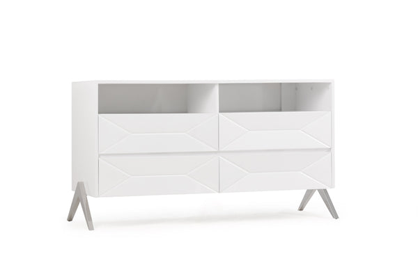 VIG Furniture Modrest Candid Modern White Dresser VGVCJ1109-D