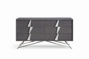 VIG Furniture Modrest Nicola Modern Grey Oak Dresser VGVCJ1708-GRY