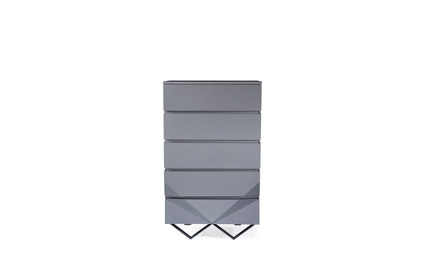 VIG Furniture Modrest Duke Modern Grey Chest VGVCJ811-5H-GRY