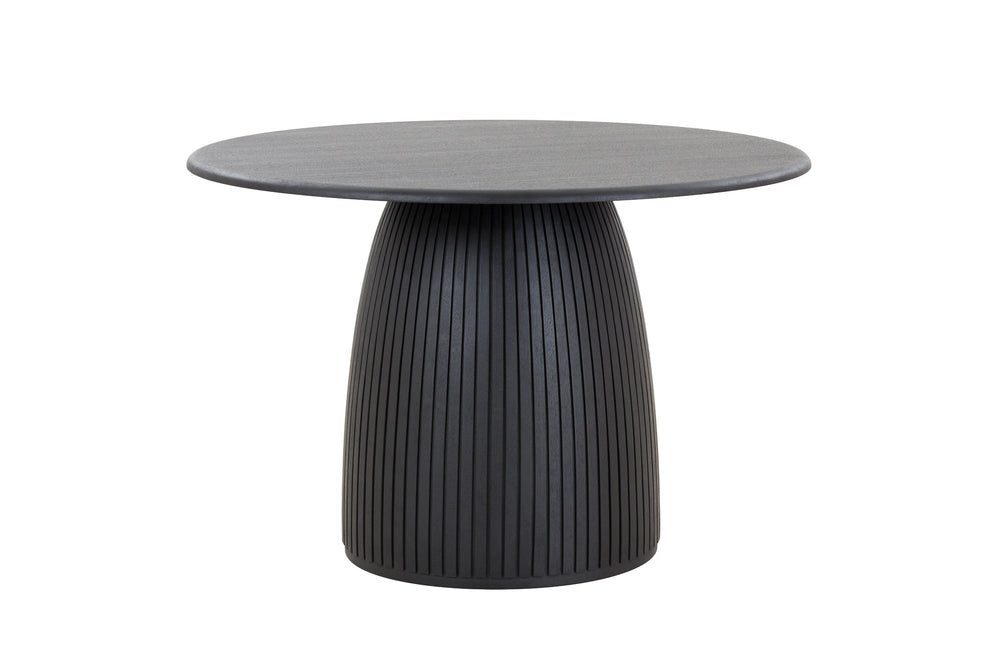 VIG Furniture Modrest -  Lander Modern Mid Century Black Oak Round Dining Table  VGDW-J3630-1-BLK