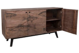 Porter Designs Fish Solid Wood Transitional Sideboard Gray 07-215-06-55469