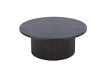 VIG Furniture Modrest - Rawlins Modern Mid Century Black Ash Round Coffee Table VGDW-J5939A-BLK