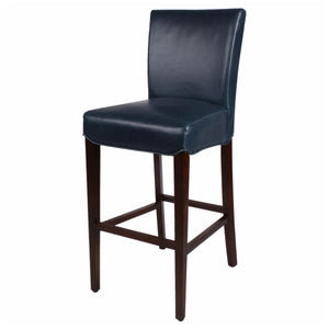 Milton Bar Stool - Stylish Bonded Leather Design with Solid Birch Frame for Modern Home Interiors