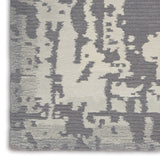 Nourison Symmetry SMM02 Artistic Handmade Tufted Indoor Area Rug Grey/Beige 5'3" x 7'9" 99446495372