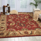 Nourison Tahoe TA08 Handmade Knotted Indoor Area Rug Red 9'9" x 13'9" 99446337931