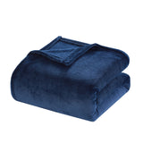 Zahava Navy Twin Blanket