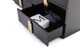 VIG Furniture Modrest Token Modern Black & Gold Bedroom Set VGVCBD815-SET