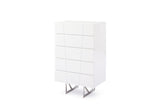 VIG Furniture Modrest Chrysler Modern White Chest VGVCJ8978-5H-WHT