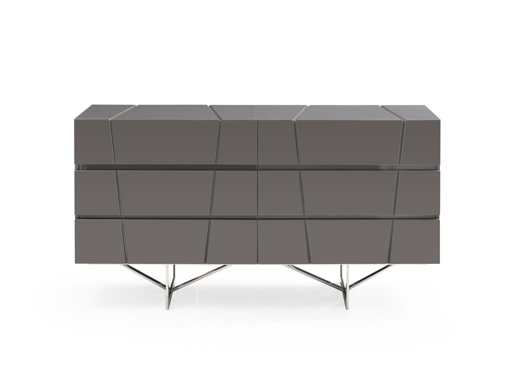 VIG Furniture Modrest Chrysler Modern Grey Dresser VGVCJ8978-D-GRY