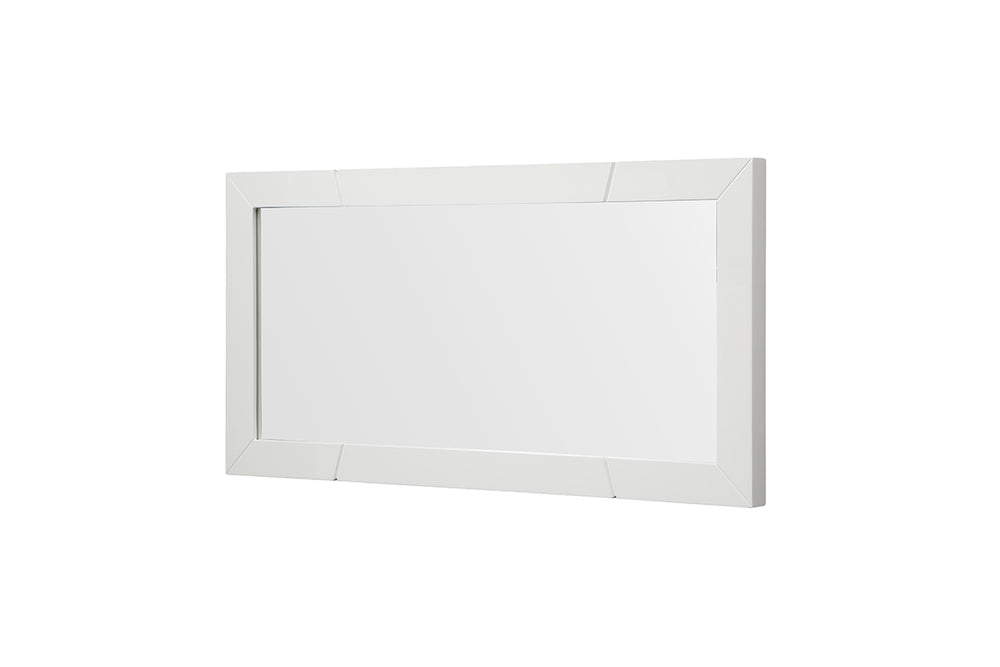 VIG Furniture Modrest Chrysler Modern White Mirror VGVCJ8978-M-WHT