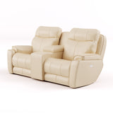 Southern Motion Showstopper 736-78-95P NL Transitional  Leather Zero Gravity Power Headrest Reclining Console Loveseat with SoCozi Massage 736-78-95P NL 957-17