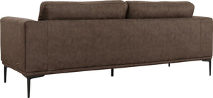VIG Furniture Divani Casa Jada - Modern Brown Fabric Sofa VGKNK8578-BRN-S